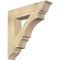 Ekena Millwork Balboa Traditional Rough Sawn Bracket, Douglas Fir, 6"W x 30"D x 30"H BKT06X30X30BOA01RDF - alternate 1